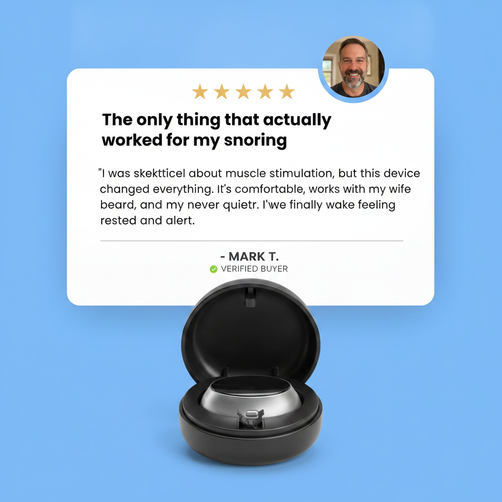 SleepEase Pro — Eliminates Snoring & Sleep Apnea